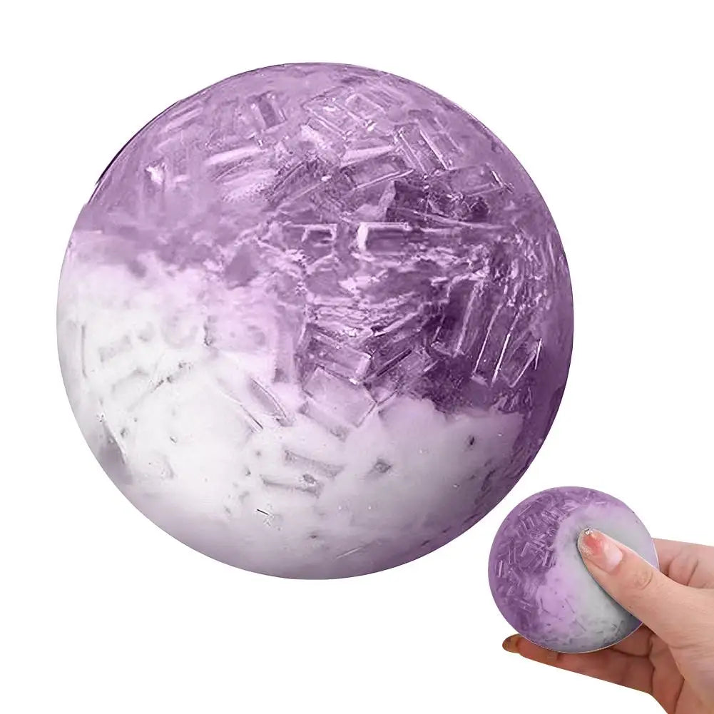 Squeeze Stress Relief Ball Toy Cream Ice Stick Handmade Ribbon Stress Ball Squishy Fidget Toy