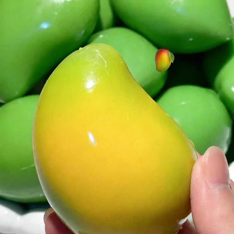 Mango Color Changing Squishy Fidget Toy, Soft ASMR Sensory Squeeze Ball, Anti-Anxiety Stress Relief Fidget Toy for Kids Adults