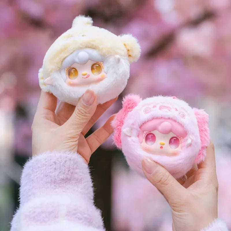 Yooki V6 Ocean Baby Series Vinyl Plush Blind Box Girl Bag Pendant Kawaii Doll Figurine  Figurine Fashionable Decoration And Gift