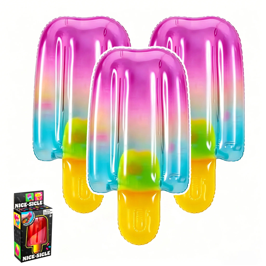 Schylling Needoh Nice Cube Sensory Nice-Sicle Stress Relief Squishy Cube Anti-Anxiety Squeeze Object for Focus ADHD Population
