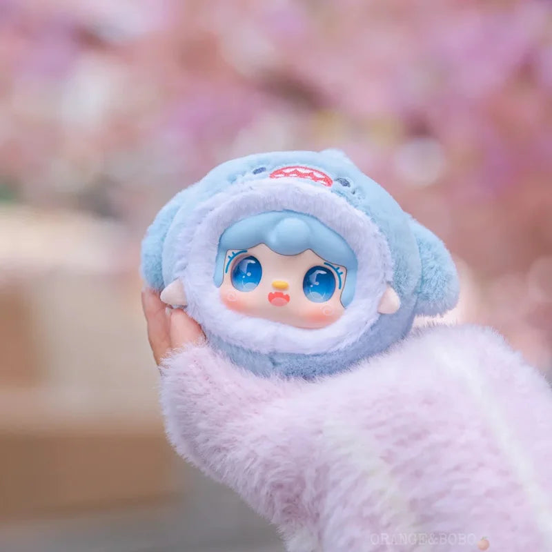 Yooki V6 Ocean Baby Series Vinyl Plush Blind Box Girl Bag Pendant Kawaii Doll Figurine  Figurine Fashionable Decoration And Gift