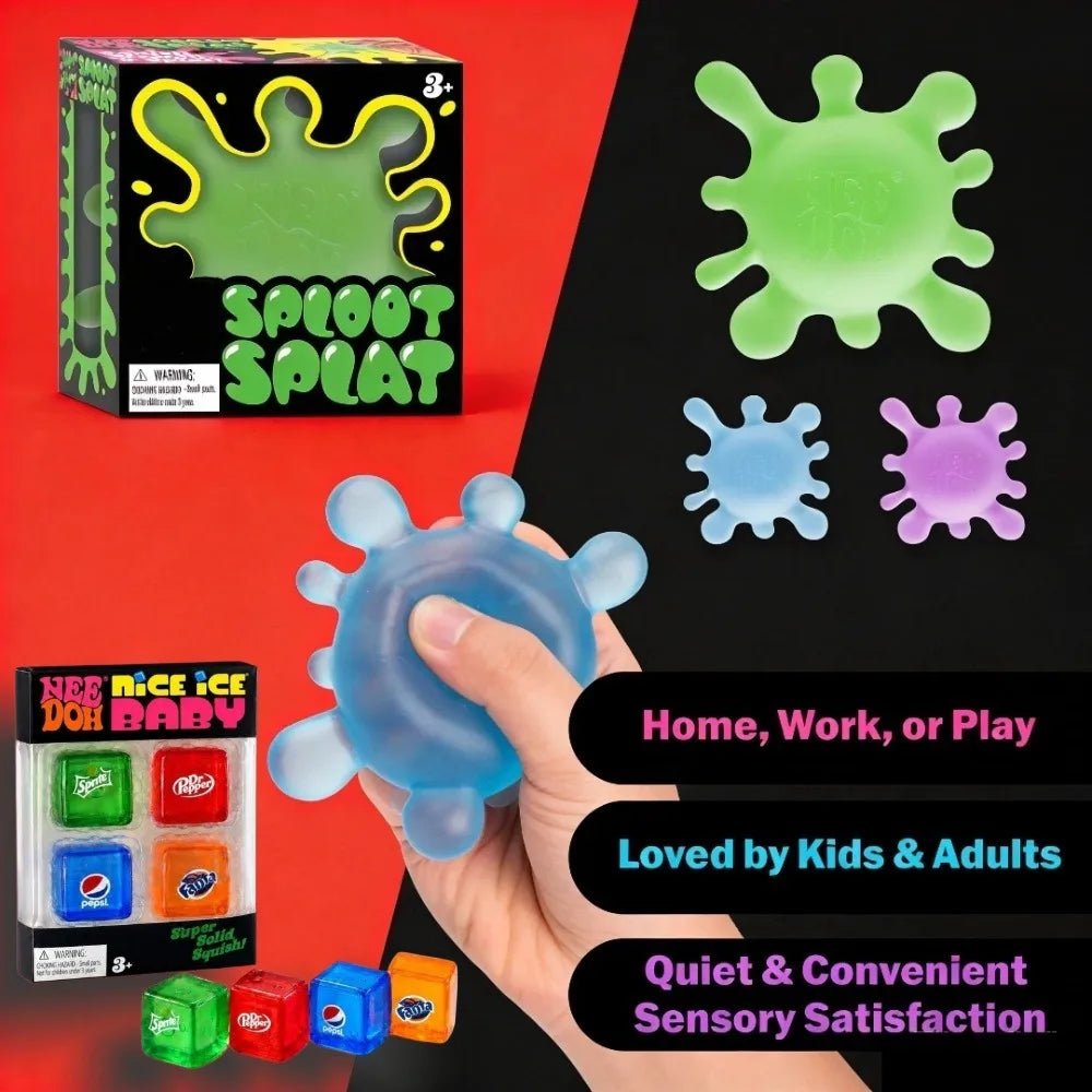 Nee doh Pinching Ball Stress Relief Tool Maltose Decompression Toy Pressure Relief Ball blind box Friendly Durable Party Gif toy