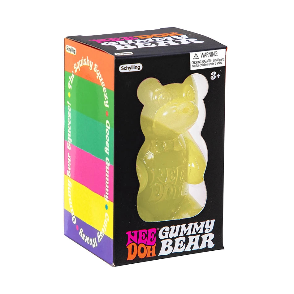 Schylling Nee doh Maltose Cute Bear Maltose Squeeze Toy Dough Colorful Sensory Toy Creative  Item Desk Decoration Stress Relief