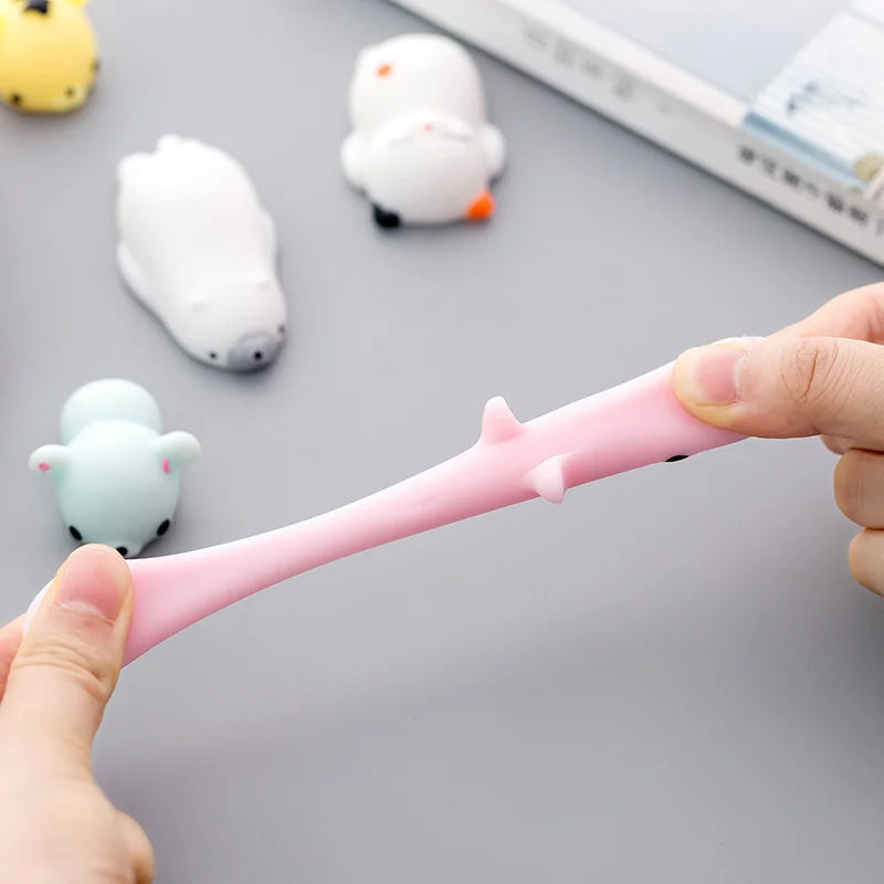 50PCS Mochi Squishies Kawaii Anima Squishy Toys For Kids Antistress Ball Squeeze Party Favors Stress Relief Toys For Birthday