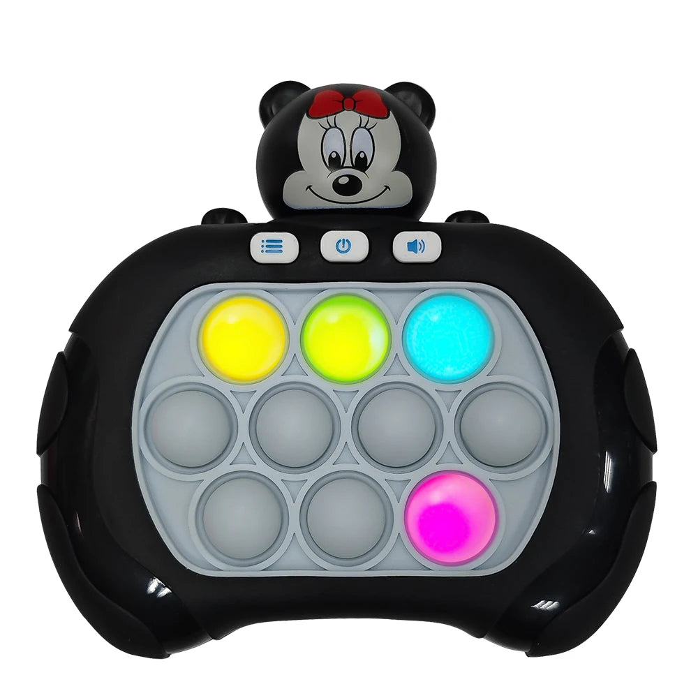 Stitch Smile Quick Push Game Pop Up Fidget Bubble Electronic Pop it Pro Game Lightweight Anti-Stress Toy Adult Children Gift