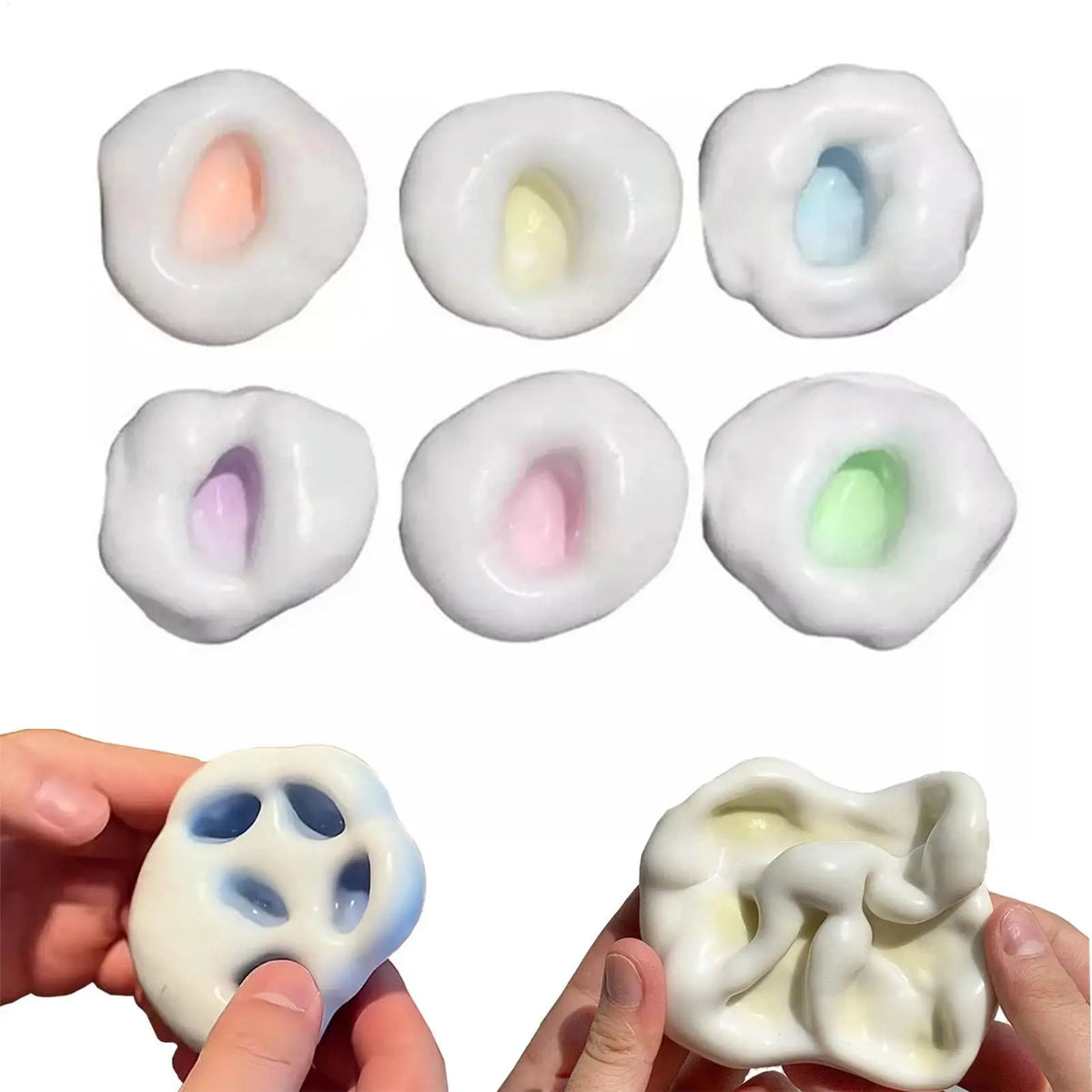 Stress Relief Toy Stress Ball Stress Relief Sand Ball Slow Squeeze Toy Relaxing Fidget Sensory Tool for Students Office Workers