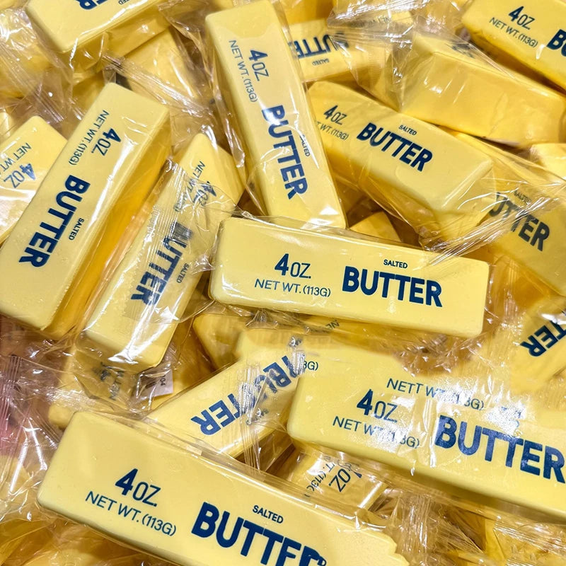Butter Squishy Super Soft Food Squishy Toys Stress Relief Moist Squeeze Fidget Toy Butter Stick Chocolate Squish Toy Autism Gift