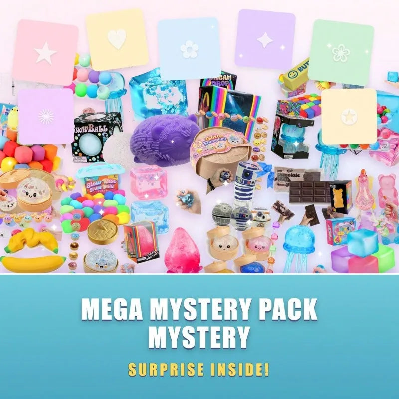 Mystery Blind Box Squeeze Fun - Random Squeeze Stress Relief Toy, Cute Sensory Toy Suitable for All Ages