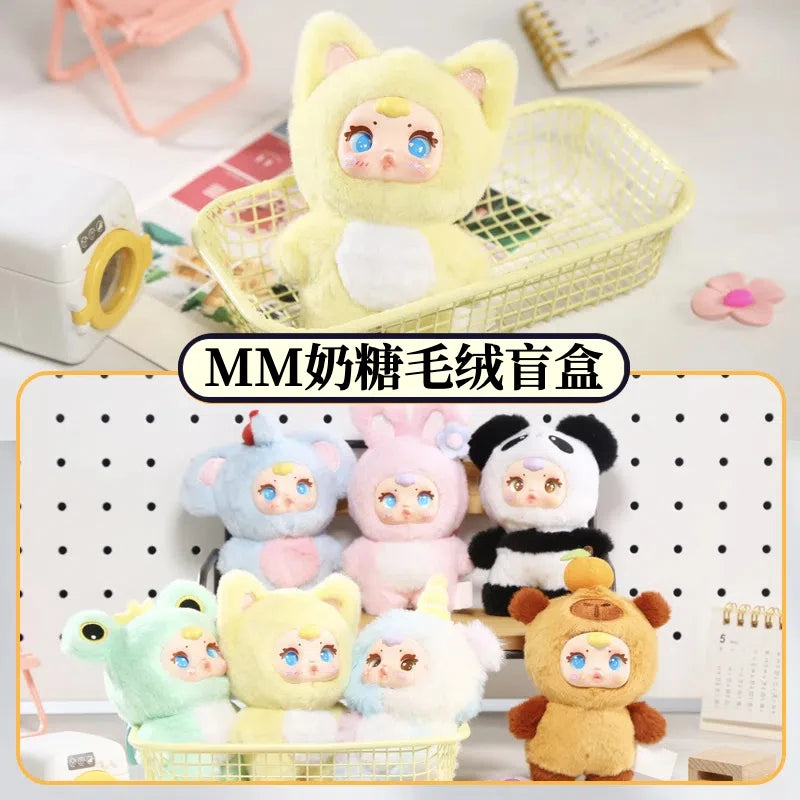 New Cute Milk Candy Keychain Mysterious Blind Box Car Key Decoration Backpack Pendant Doll A Birthday Present