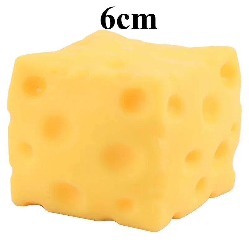 Giant Cheese Squeeze Toy Extra Large Size Cheese Squishy Fidget Toys Slow Rebound Shapeable Venting Ball  Adults Fun Gifts