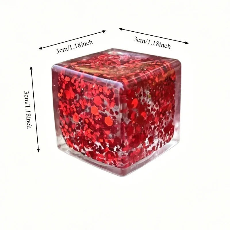 Squishy Mini Water Cube Squeeze Toy Random Blind Bag Maltose Polygon Fidget Toy Slow Rebound Anti-Anxiety Fidget Squeeze Toy