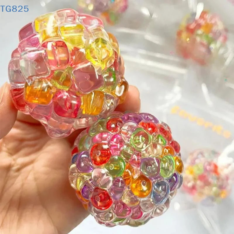 Ice Beads Balls Stress Relief Toy Super Soft Sensory Fidget Toys For Kids Adults Anxiety Relaxation Squeeze Gift