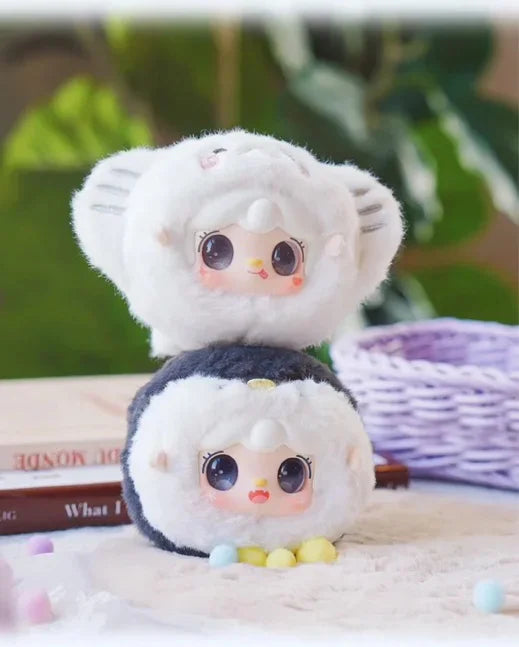 Yooki V6 Ocean Baby Series Vinyl Plush Blind Box Girl Bag Pendant Kawaii Doll Figurine  Figurine Fashionable Decoration And Gift
