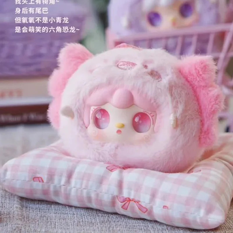 Yooki V6 Ocean Baby Series Vinyl Plush Blind Box Girl Bag Pendant Kawaii Doll Figurine  Figurine Fashionable Decoration And Gift