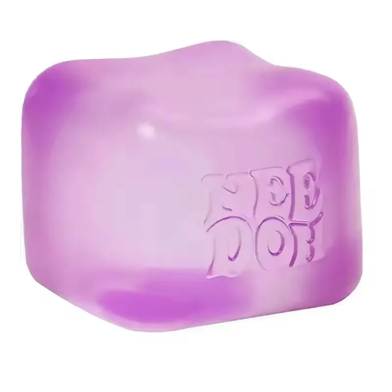 Schylling Needoh Nice Cube Sensory Fidget Stress Relief Squishy Anti-Anxiety Squeeze Object for Focus ADHD Population