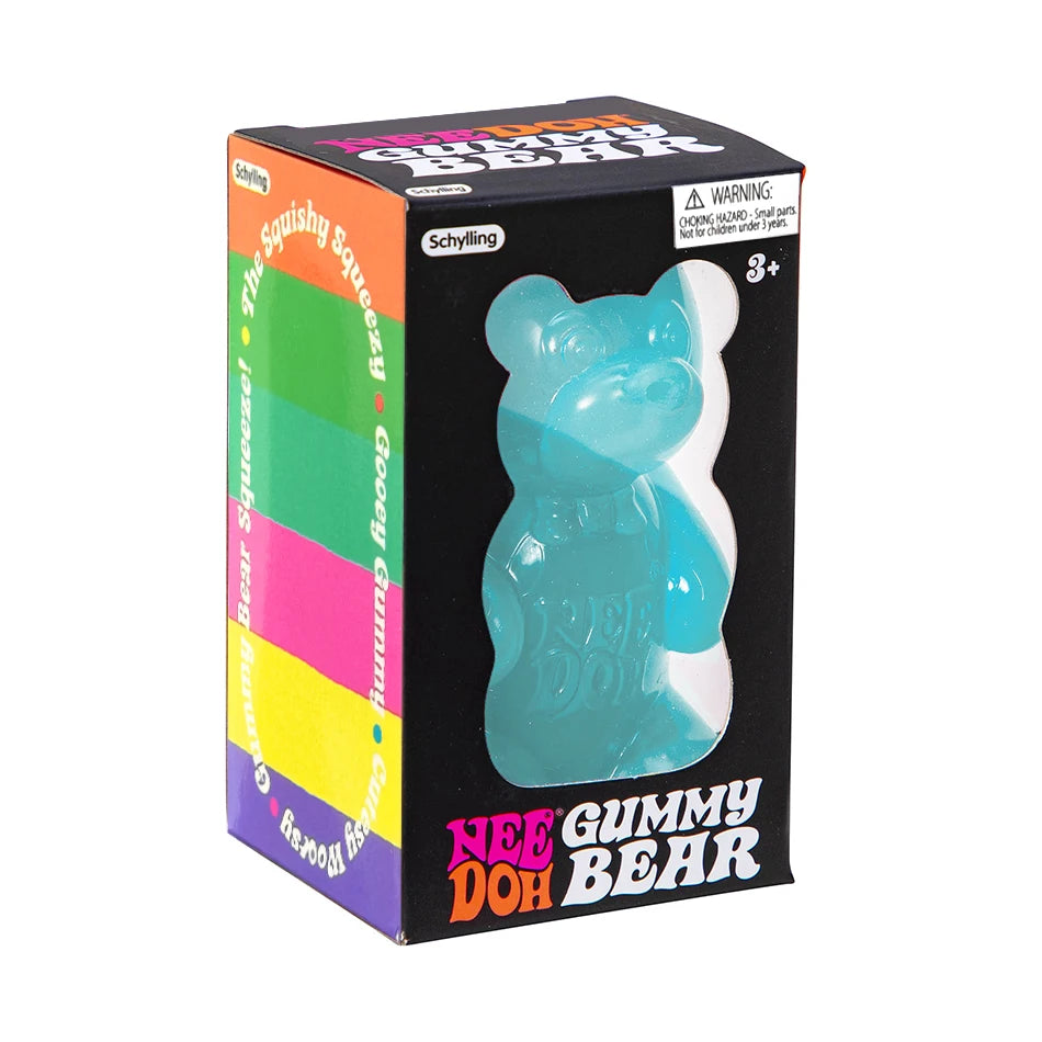 Schylling Nee doh Maltose Cute Bear Maltose Squeeze Toy Dough Colorful Sensory Toy Creative  Item Desk Decoration Stress Relief