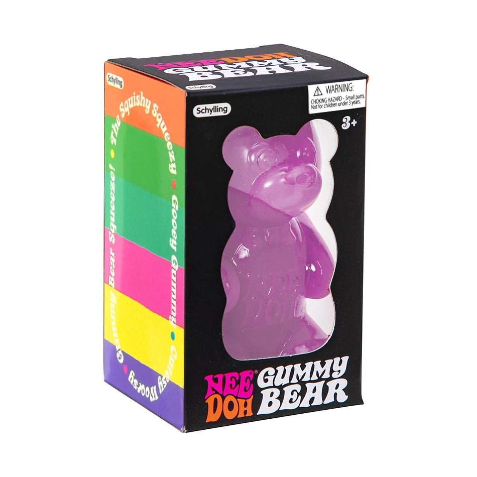 Schylling Nee doh Maltose Cute Bear Maltose Squeeze Toy Dough Colorful Sensory Toy Creative  Item Desk Decoration Stress Relief