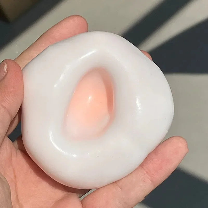 Coconut Oil Squeeze Squishy Fidget Toys Stress Relieving Toy Ultra-Thin Ice Skin blind box Shapeable Venting for Adults Gifts