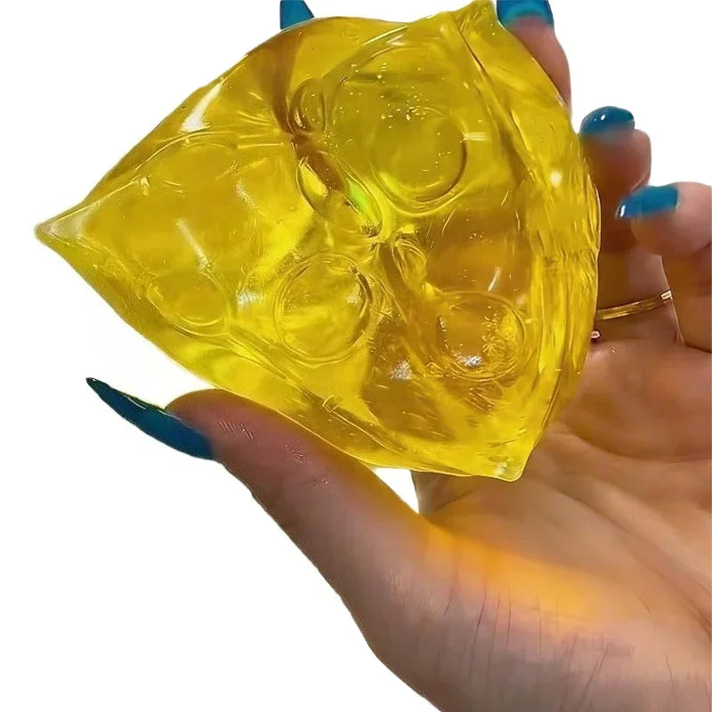Squishy Honey Cheese Square 1Fidgets Toys Super Soft Mochi Cheese Squeeze Toy Funny Anti-stress Sensory Toy for Adults Gifts