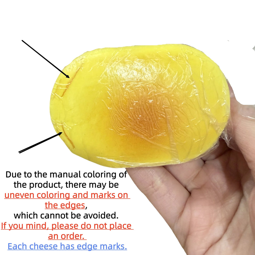 Squishy Cheese Bread Slow Rebound Cheese Cake Stress Relief Sensory Fidget Toys Sweet Smell Squeeze Toys for  Anxiety ADHD