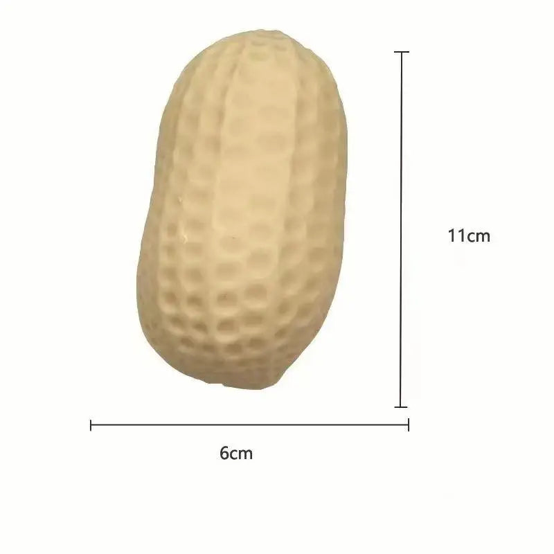Cute Peanut Squishy Toy Slow Rebound Stress Relief Ball Anti-Anxiety Fidget Toy For Kids & Adults Fun Squeeze Toy Gift