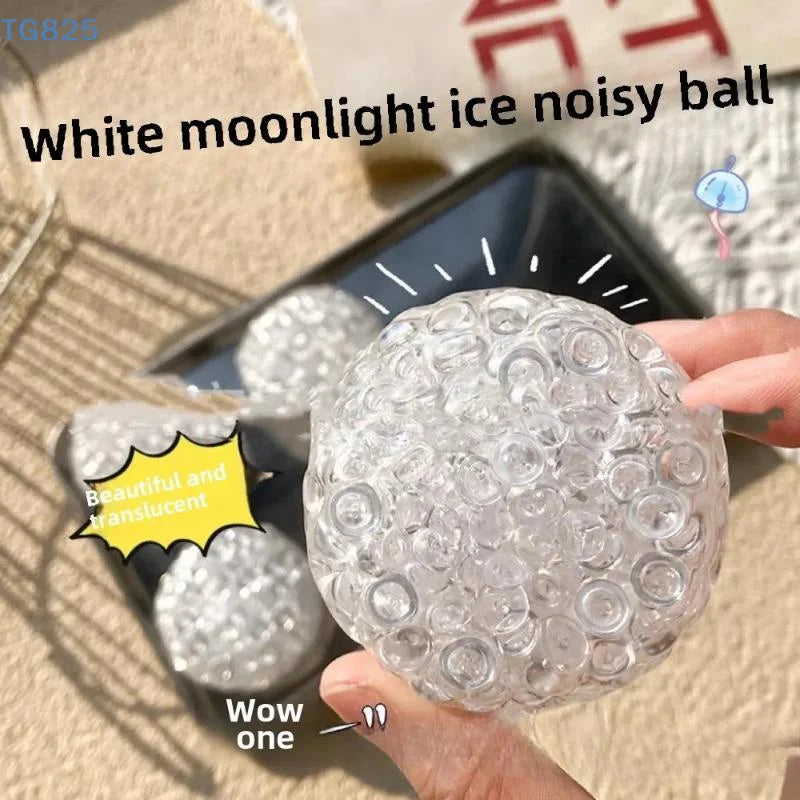 Ice Beads Balls Stress Relief Toy Super Soft Sensory Fidget Toys For Kids Adults Anxiety Relaxation Squeeze Gift