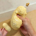 Cute Peanut Squishy Toy Slow Rebound Stress Relief Ball Anti-Anxiety Fidget Toy For Kids & Adults Fun Squeeze Toy Gift