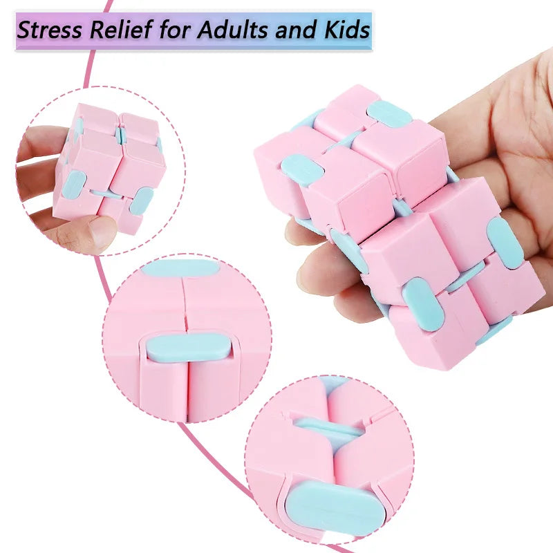 Infinity Cube Stress Relief And Anxiety Management Portable Blocks Gift Baby Shower Supplies