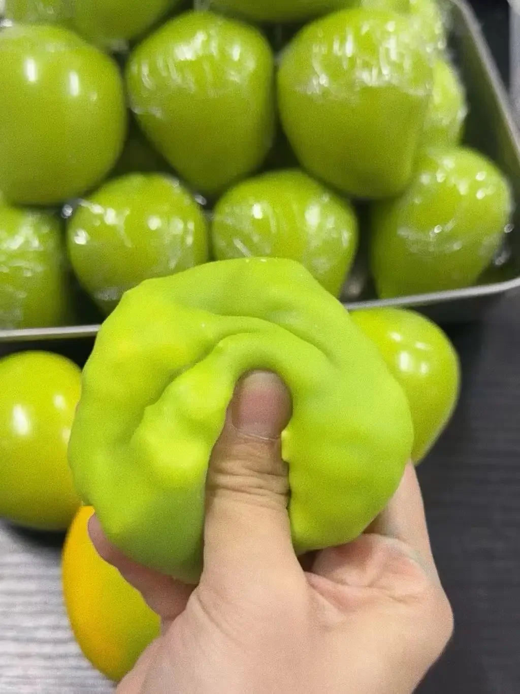 Mango Color Changing Squishy Fidget Toy, Soft ASMR Sensory Squeeze Ball, Anti-Anxiety Stress Relief Fidget Toy for Kids Adults