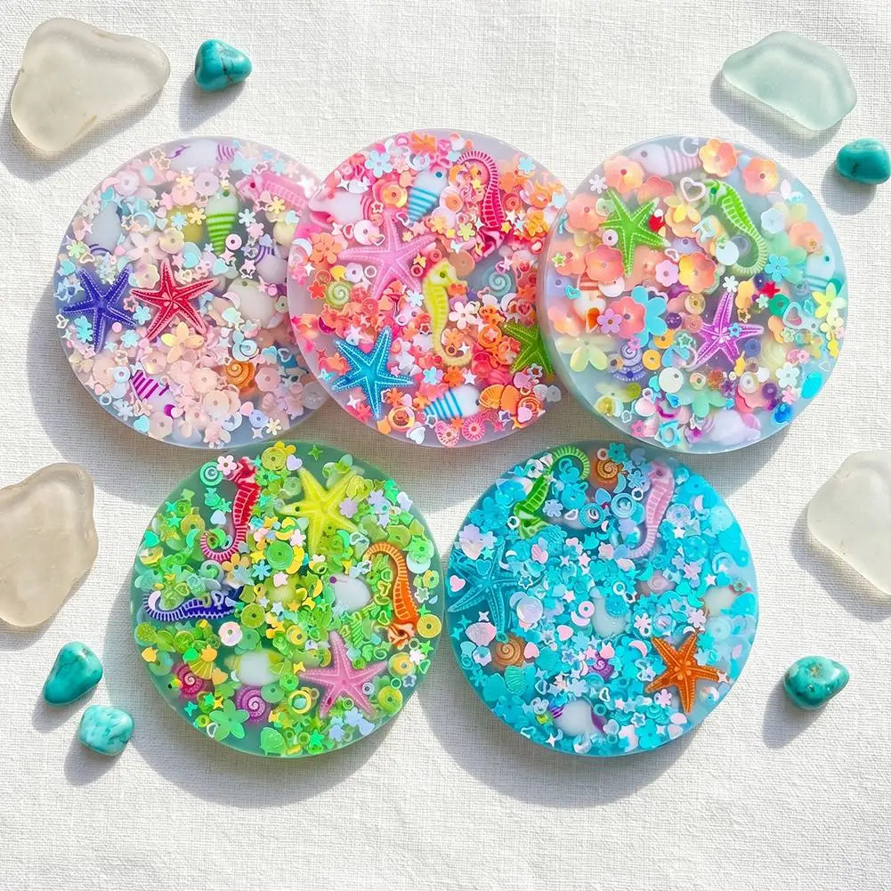 Skin Picking Fidget Toy Ocean-themed Silicone Pad Skin-Picking Sensory Fidget Toy Children Adults Stress Relief Venting Toy Gift