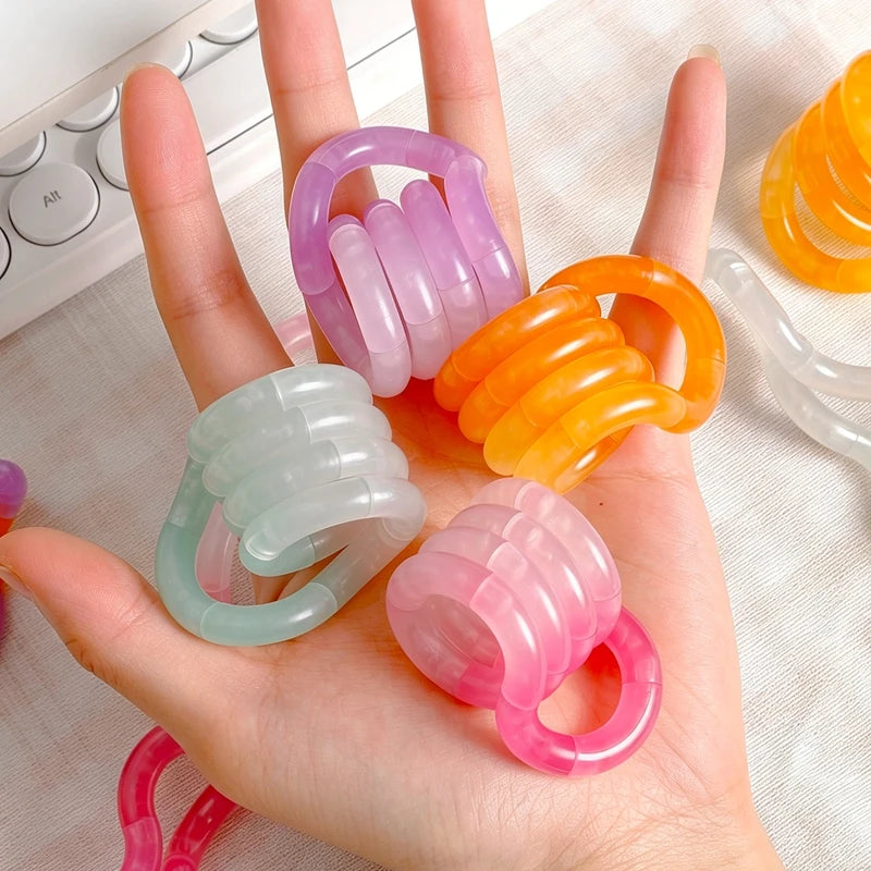 Tangle Fidget Decompression Twist Fidget Toy Gift Squishy Stress Relieving Rope Birthday Party Favor Gifts