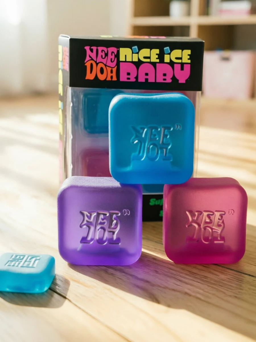 Schylling Needoh Nice Cube Sensory Toys Stress Relieving Blocks Pinching Relieving Puzzle Solving Venting Children Souvenir